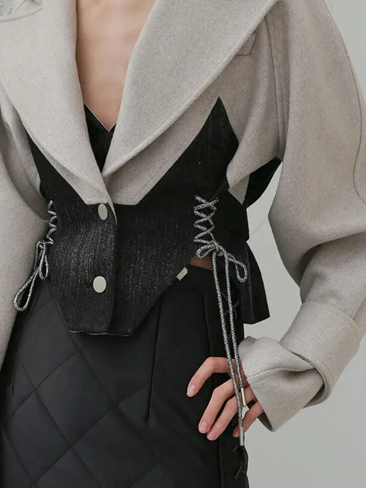 Merkauna Two Toned Jacket by Marigold Shadows Marigold Shadows