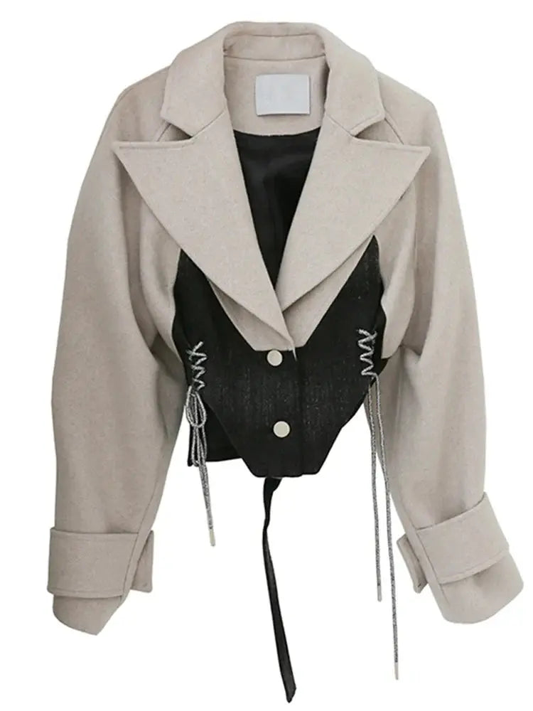 Merkauna Two Toned Jacket by Marigold Shadows Marigold Shadows