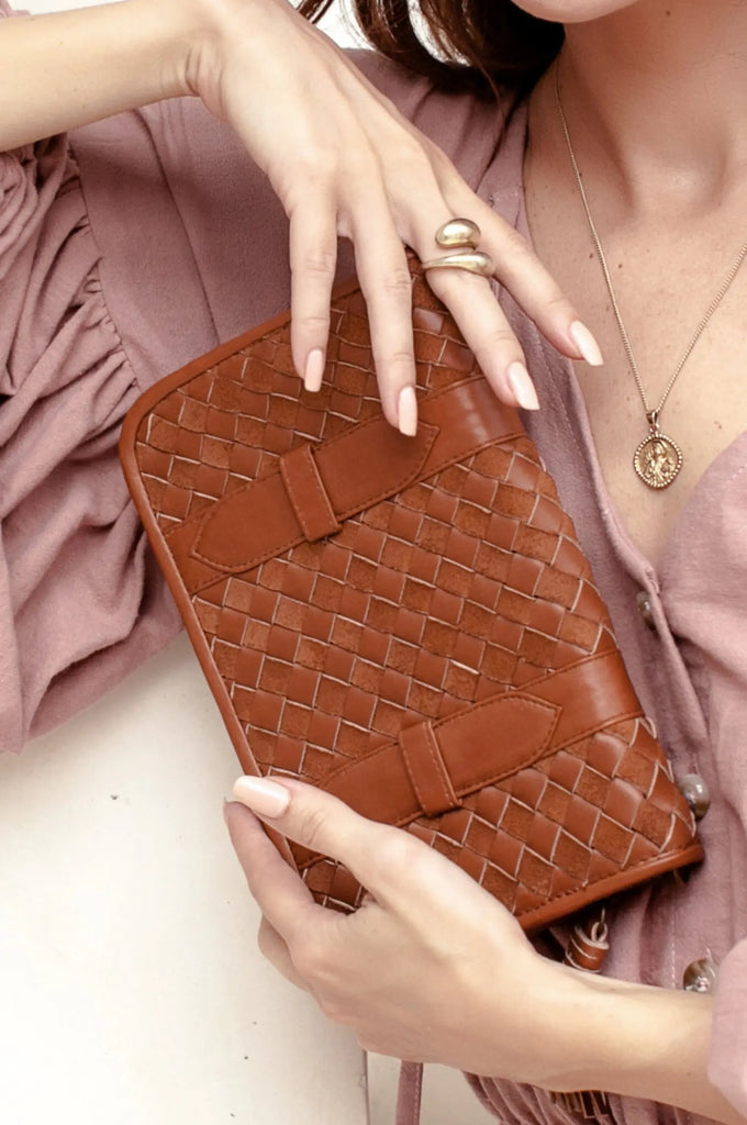 Mexico Woven Leather Wallet by Bali ELF Bali ELF