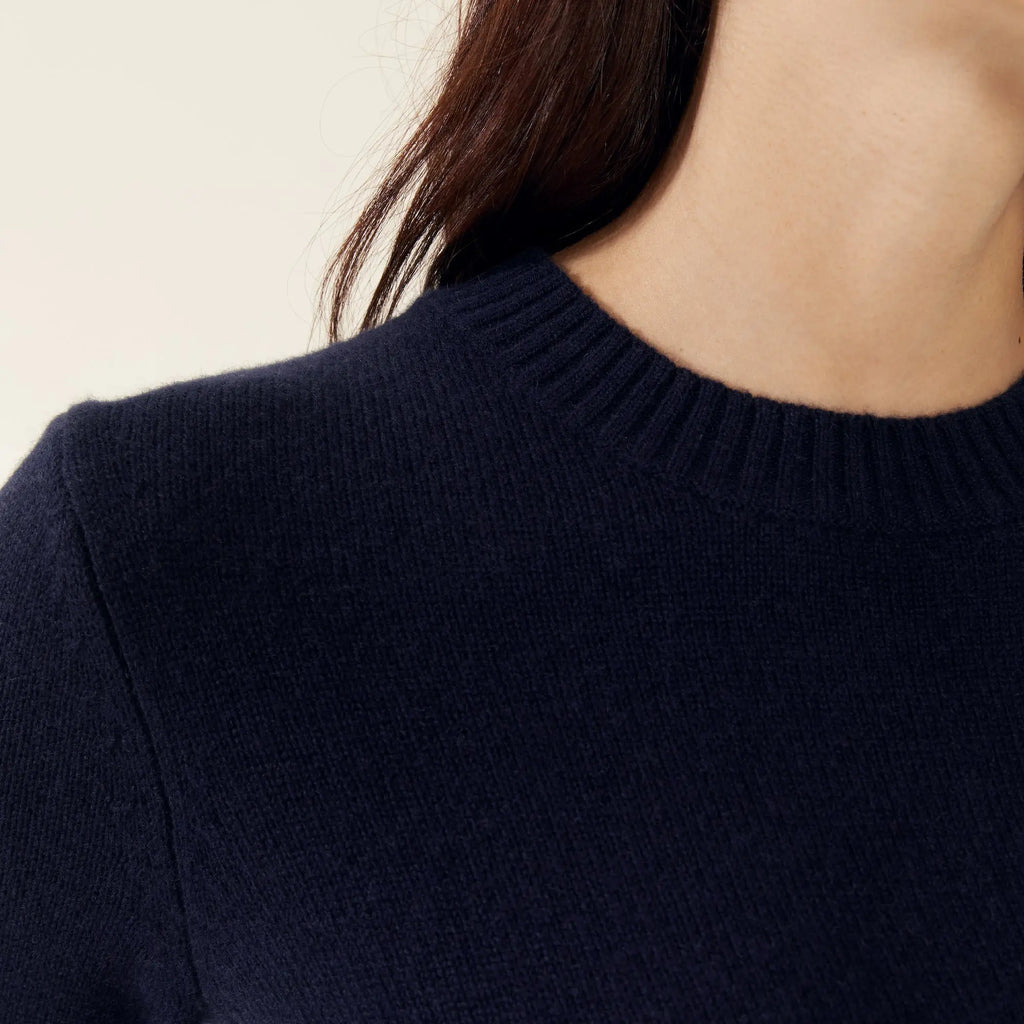 Mila Cashmere Boxy Crop Sweater by Italic - Ladiesse