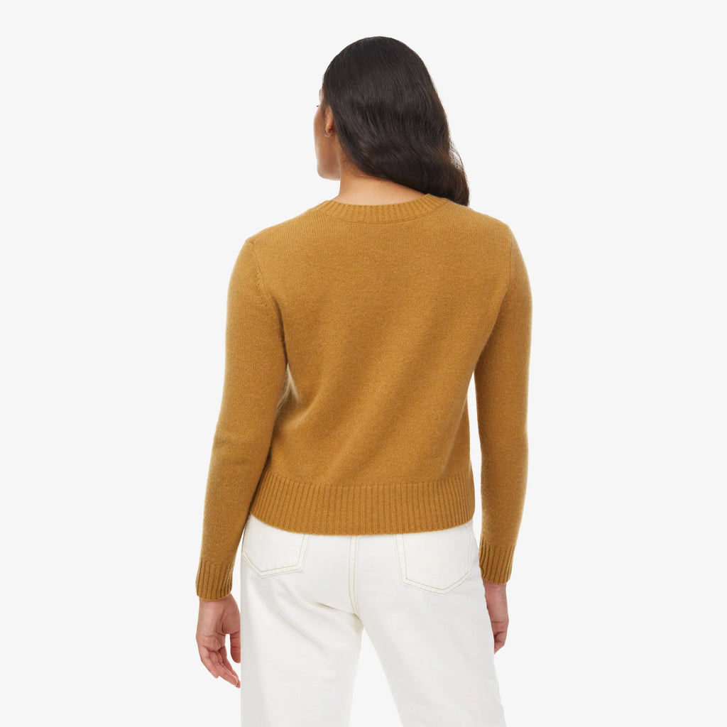 Mila Cashmere Boxy Crop Sweater by Italic - Ladiesse