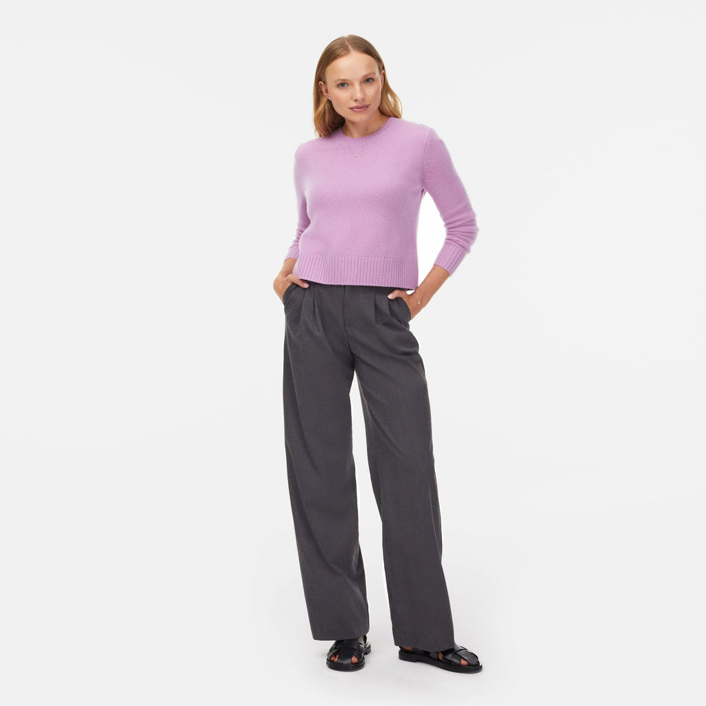 Mila Cashmere Boxy Crop Sweater by Italic - Ladiesse