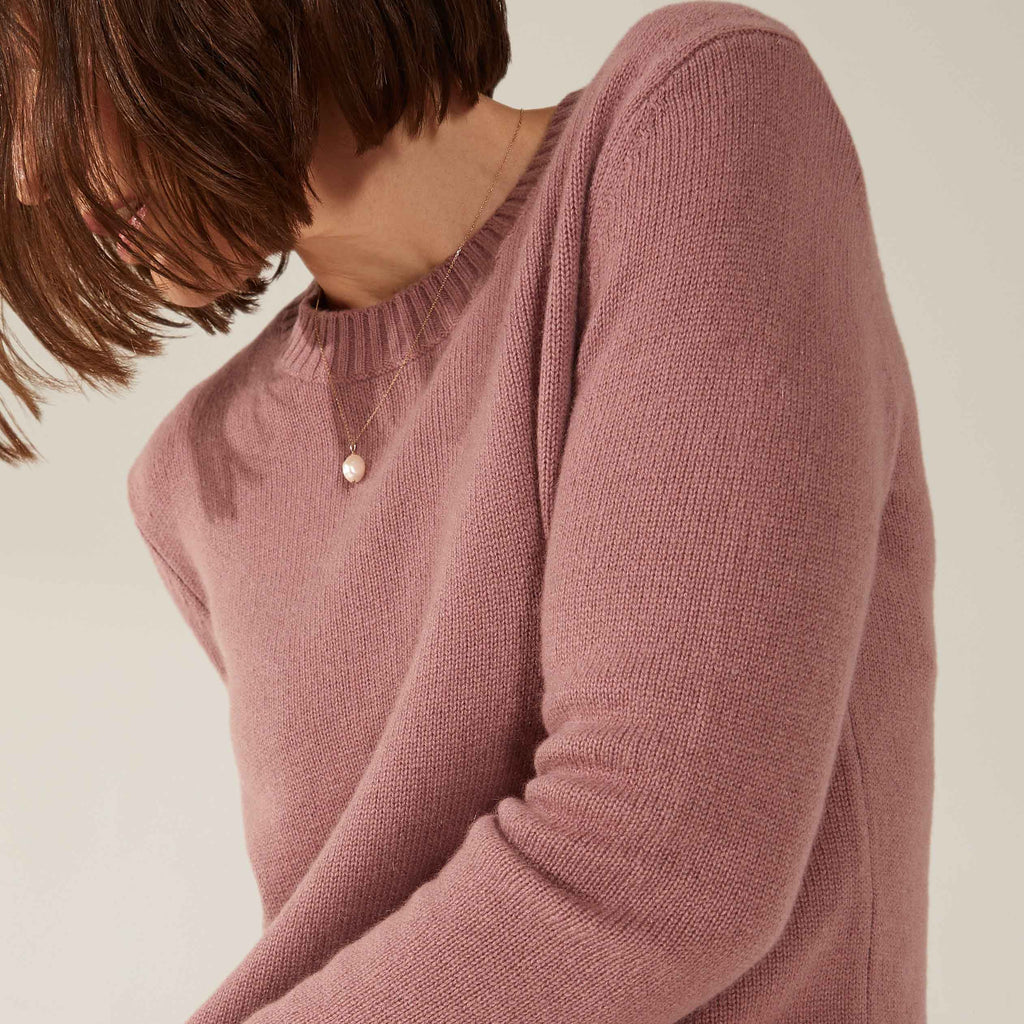 Mila Cashmere Boxy Crop Sweater by Italic - Ladiesse