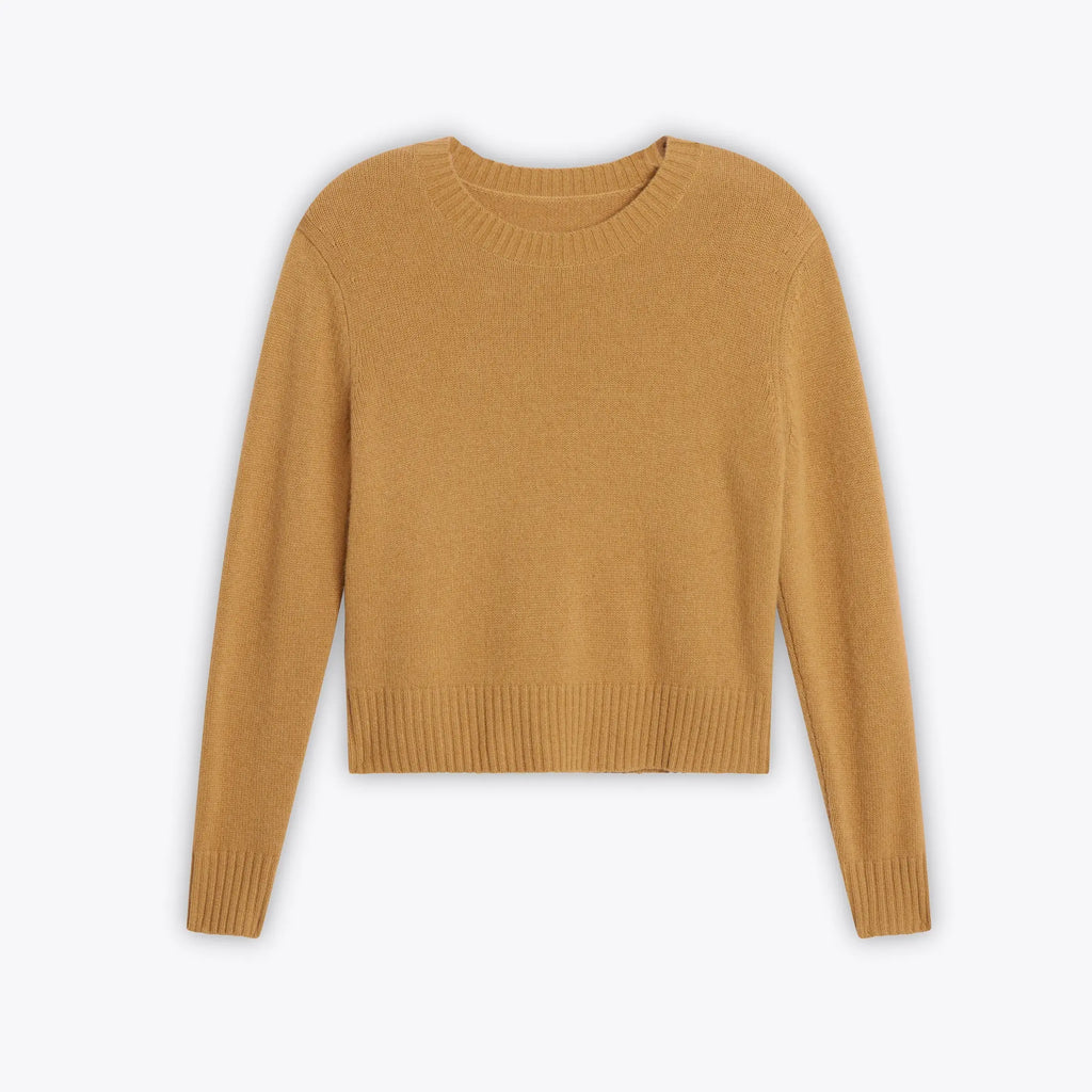 Mila Cashmere Boxy Crop Sweater by Italic - Ladiesse