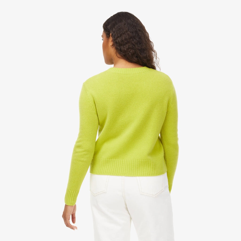 Mila Cashmere Boxy Crop Sweater by Italic - Ladiesse