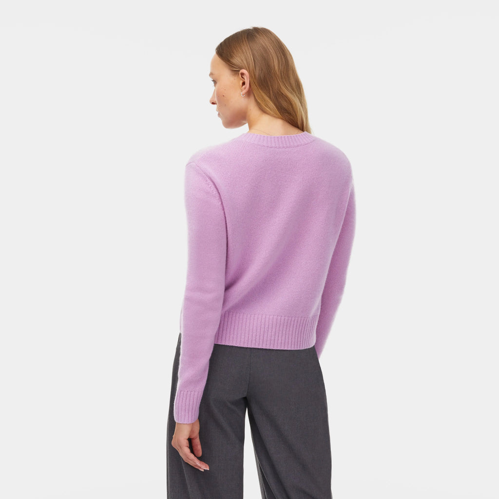 Mila Cashmere Boxy Crop Sweater by Italic - Ladiesse