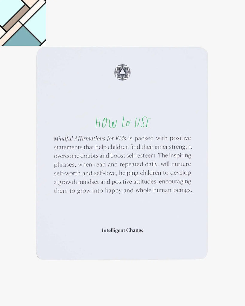 Mindful Affirmations for Kids - Kids by Intelligent Change INTELLIGENT CHANGE