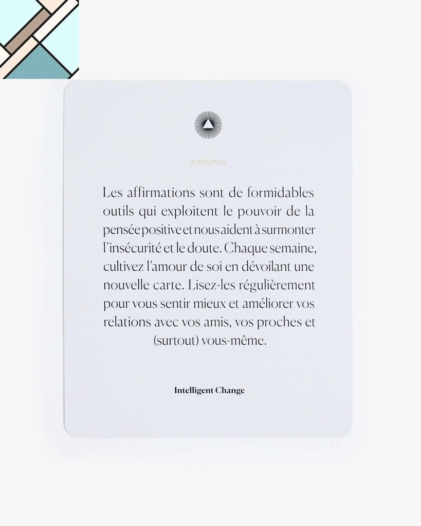 Mindful Affirmations: French Edition – Affirmations De Pleine Conscience - French by Intelligent Change INTELLIGENT CHANGE