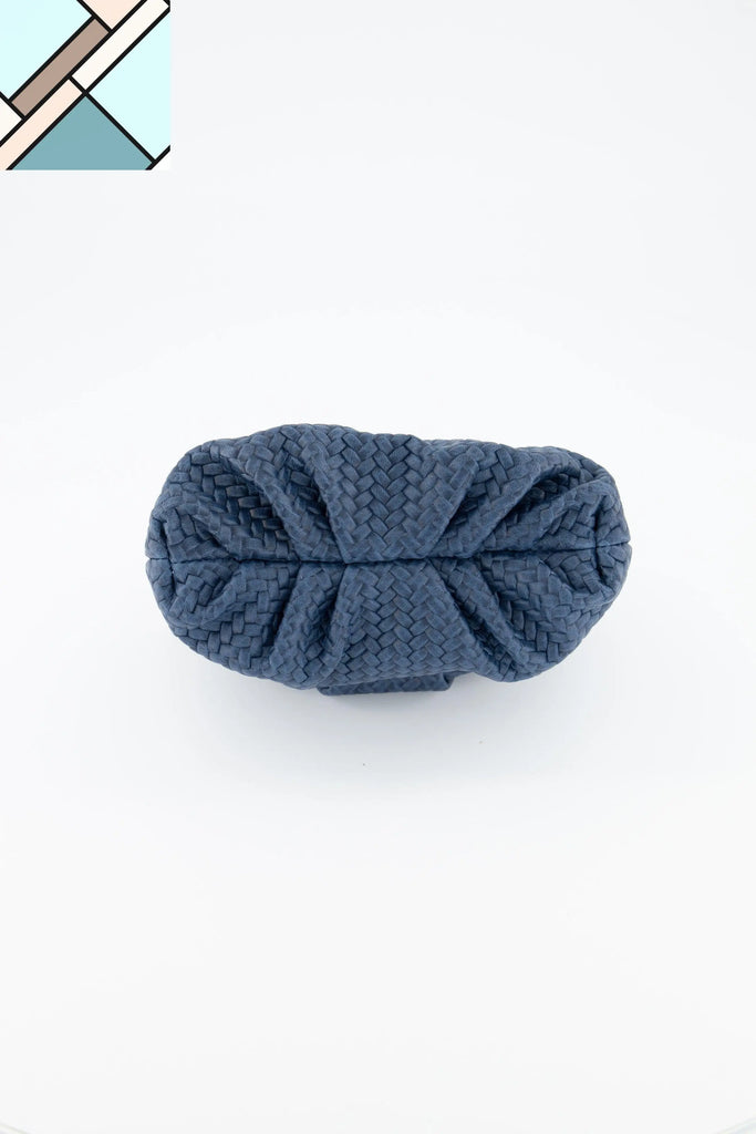 Mini Leda Braid Handbag Navy OTRERA