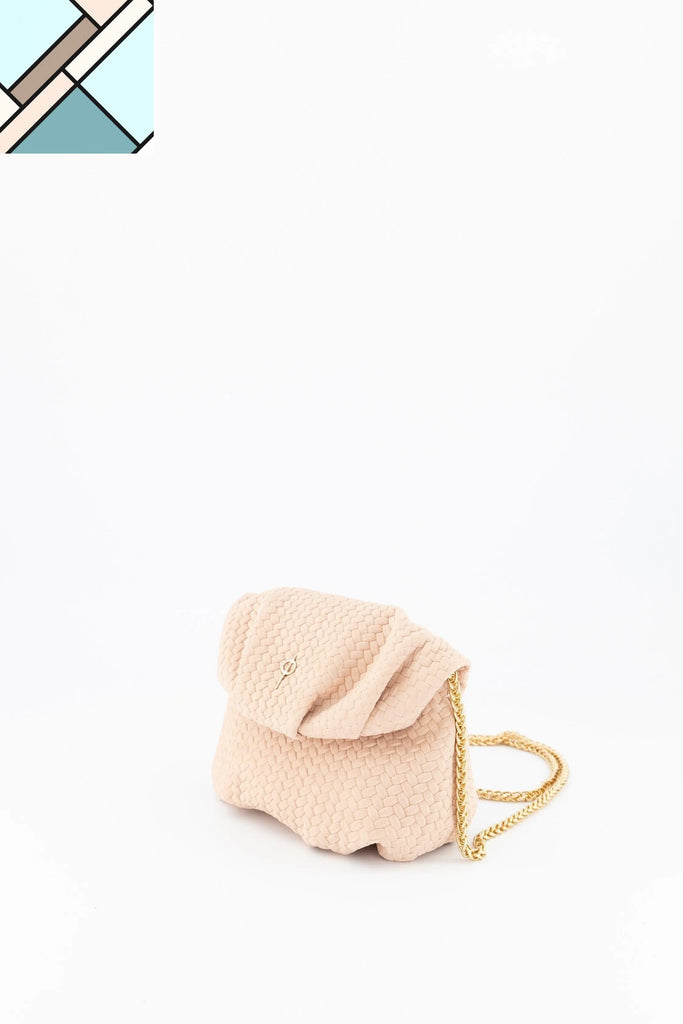 Mini Leda Braid Handbag Pink OTRERA