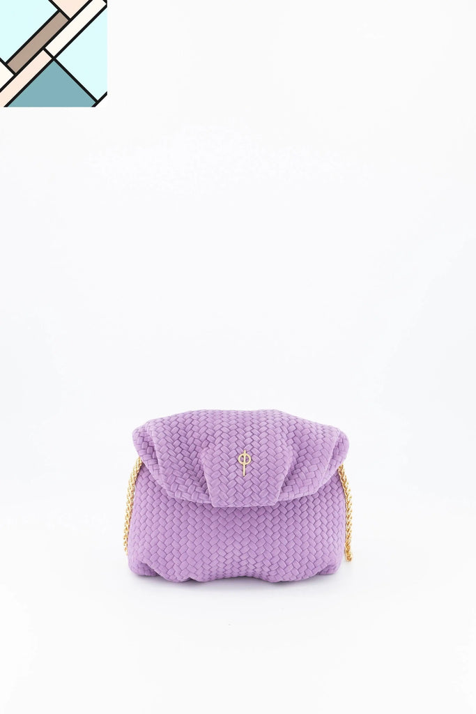 Mini Leda Braid Handbag Purple OTRERA