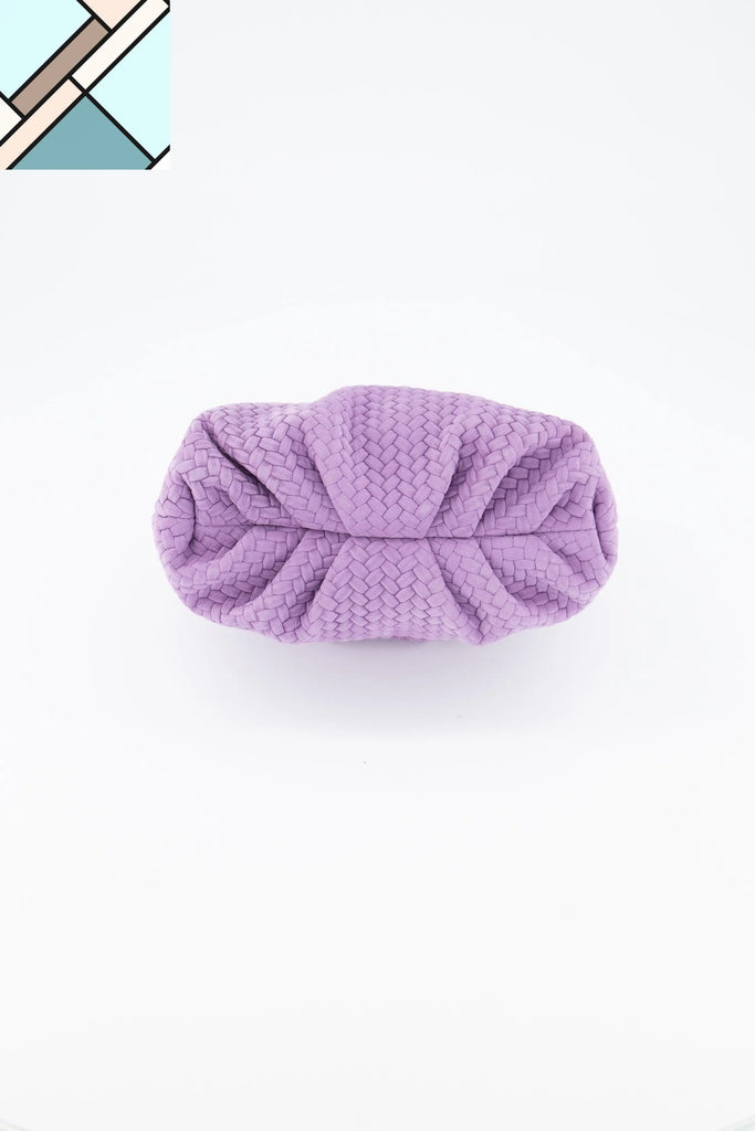 Mini Leda Braid Handbag Purple OTRERA