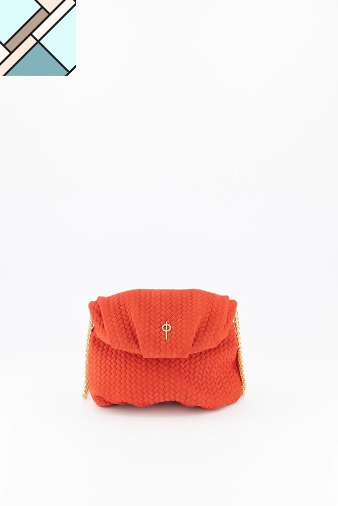 Mini Leda Braid Handbag Red OTRERA