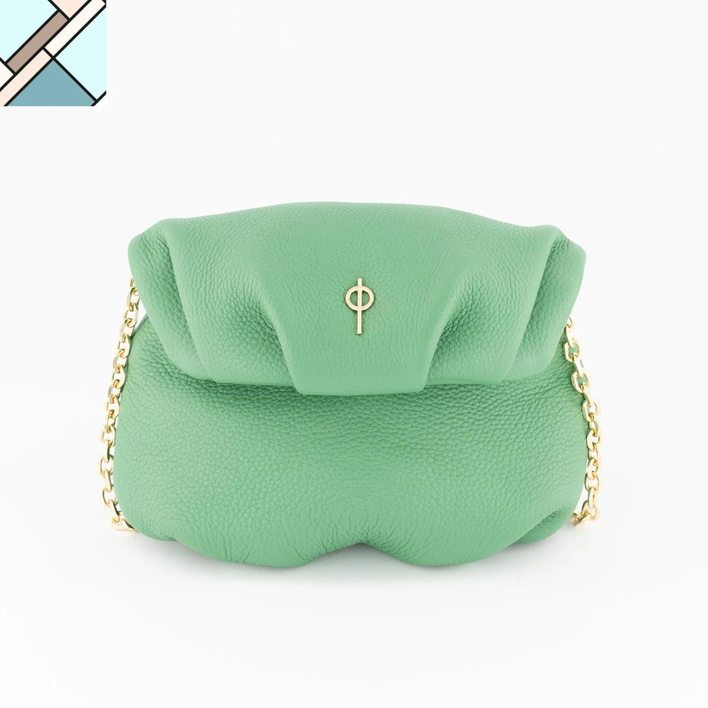 Mini Leda Floater Handbag Green OTRERA