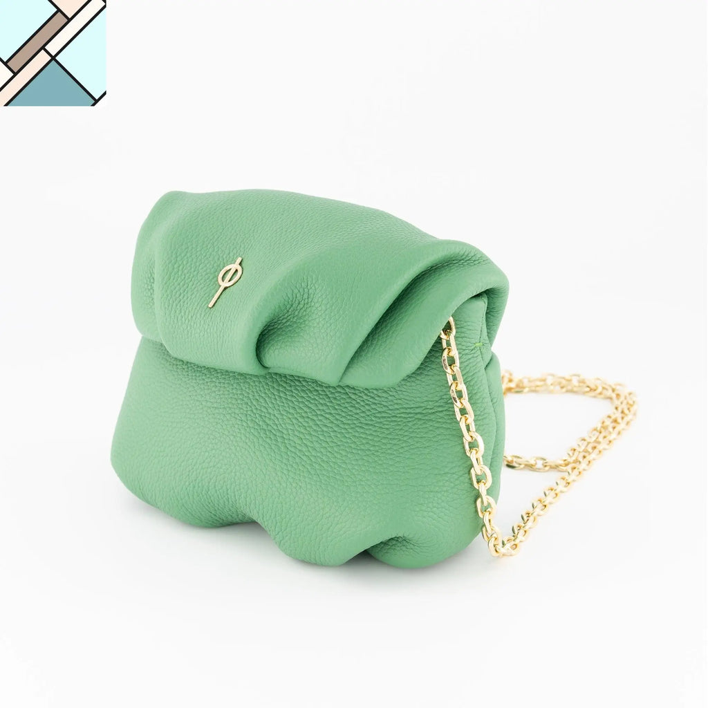 Mini Leda Floater Handbag Green OTRERA