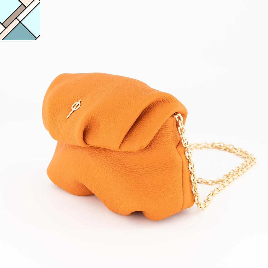 Mini Leda Floater Handbag Orange OTRERA
