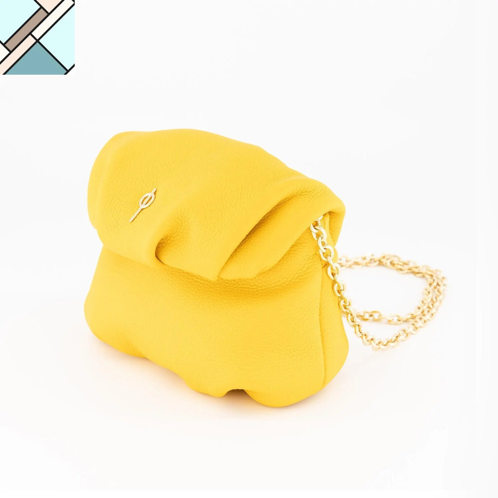 Mini Leda Floater Handbag Yellow OTRERA
