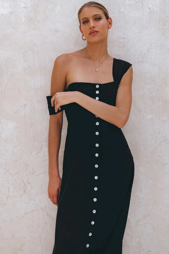 Mira Linen Midi Dress by Bali Lane Bali Lane