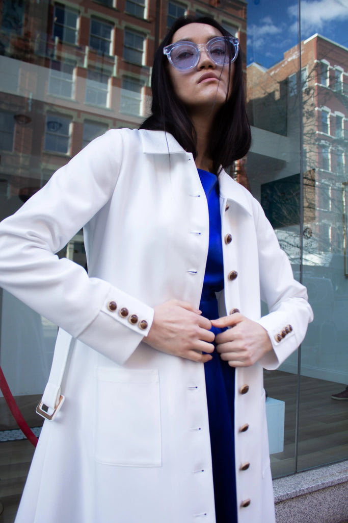 Monique White Coat by Le Réussi® Le Réussi®