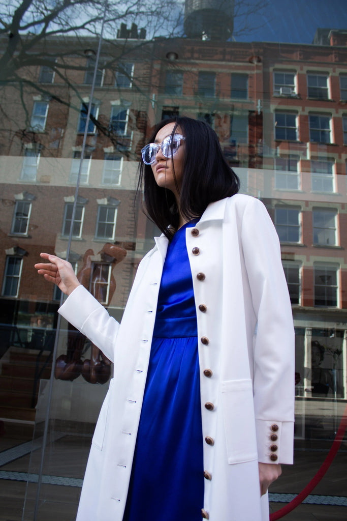 Monique White Coat by Le Réussi® Le Réussi®