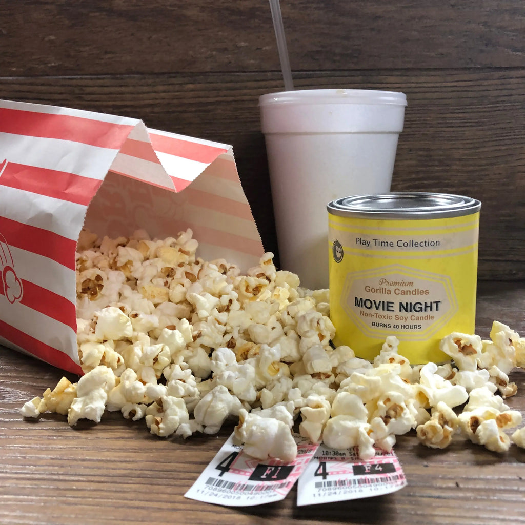 Movie Night Scented Candle by Gorilla Candles™ Gorilla Candles™