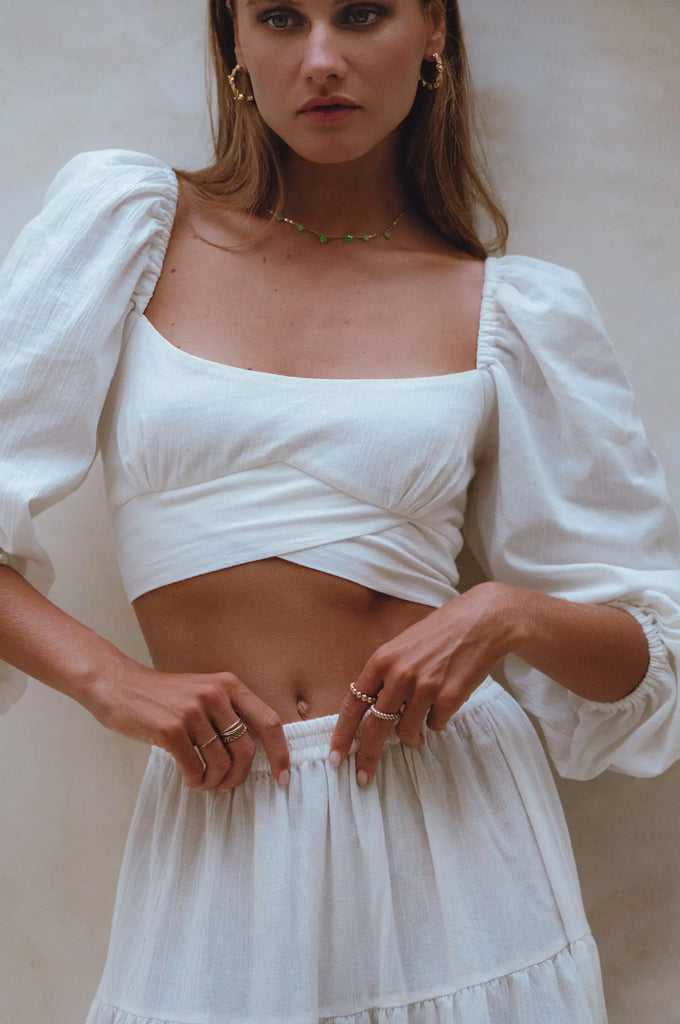 Mumbai Maxi Linen Skirt by Bali Lane Bali Lane