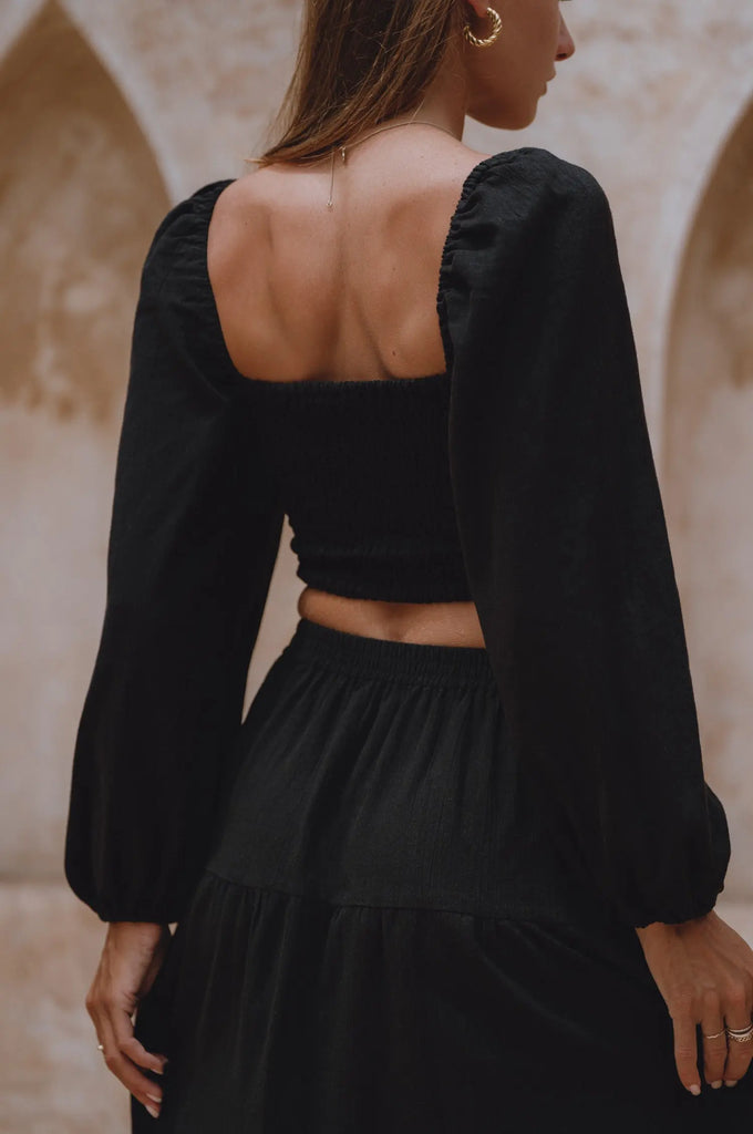 Mumbai Maxi Linen Skirt by Bali Lane Bali Lane