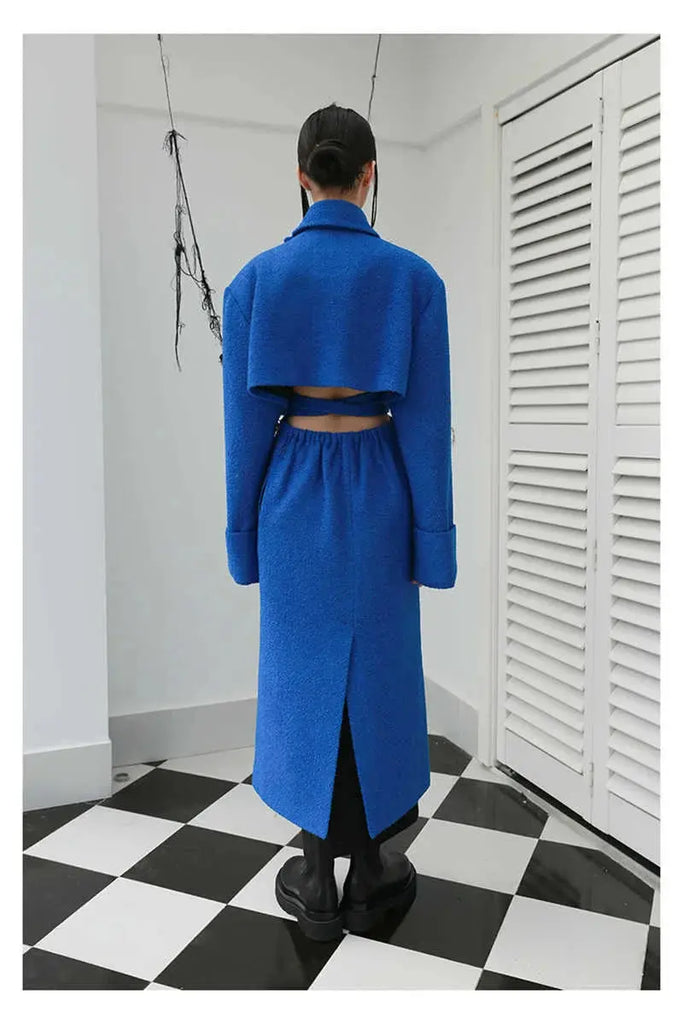 Murdapuah Layered Trench Coat by Marigold Shadows Marigold Shadows