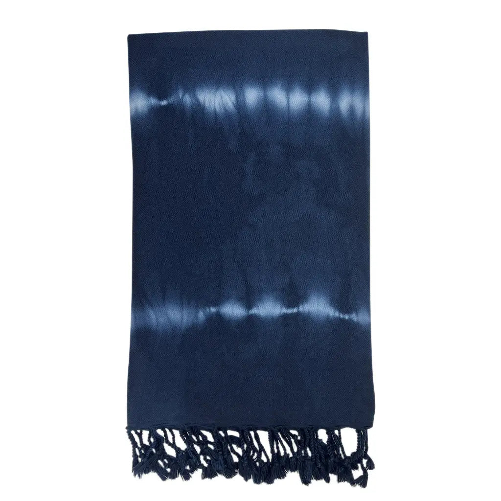 Navy Tie Dye Turkish Beach Towel by SLATE + SALT SLATE + SALT