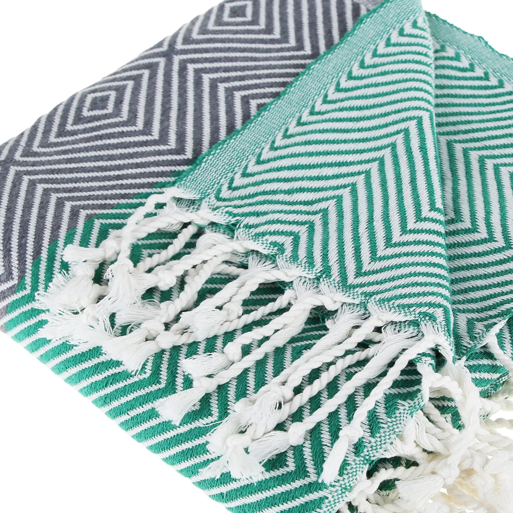New Design Pure Cotton Throw Beach Towel by La'Hammam La'Hammam