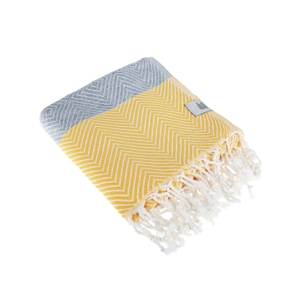 New Design Pure Cotton Throw Beach Towel by La'Hammam La'Hammam