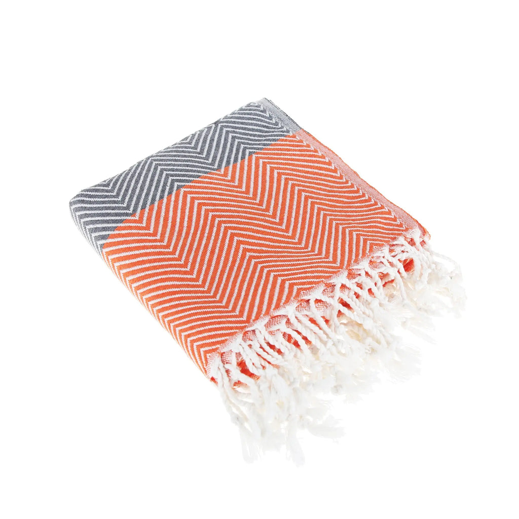 New Design Pure Cotton Throw Beach Towel by La'Hammam La'Hammam