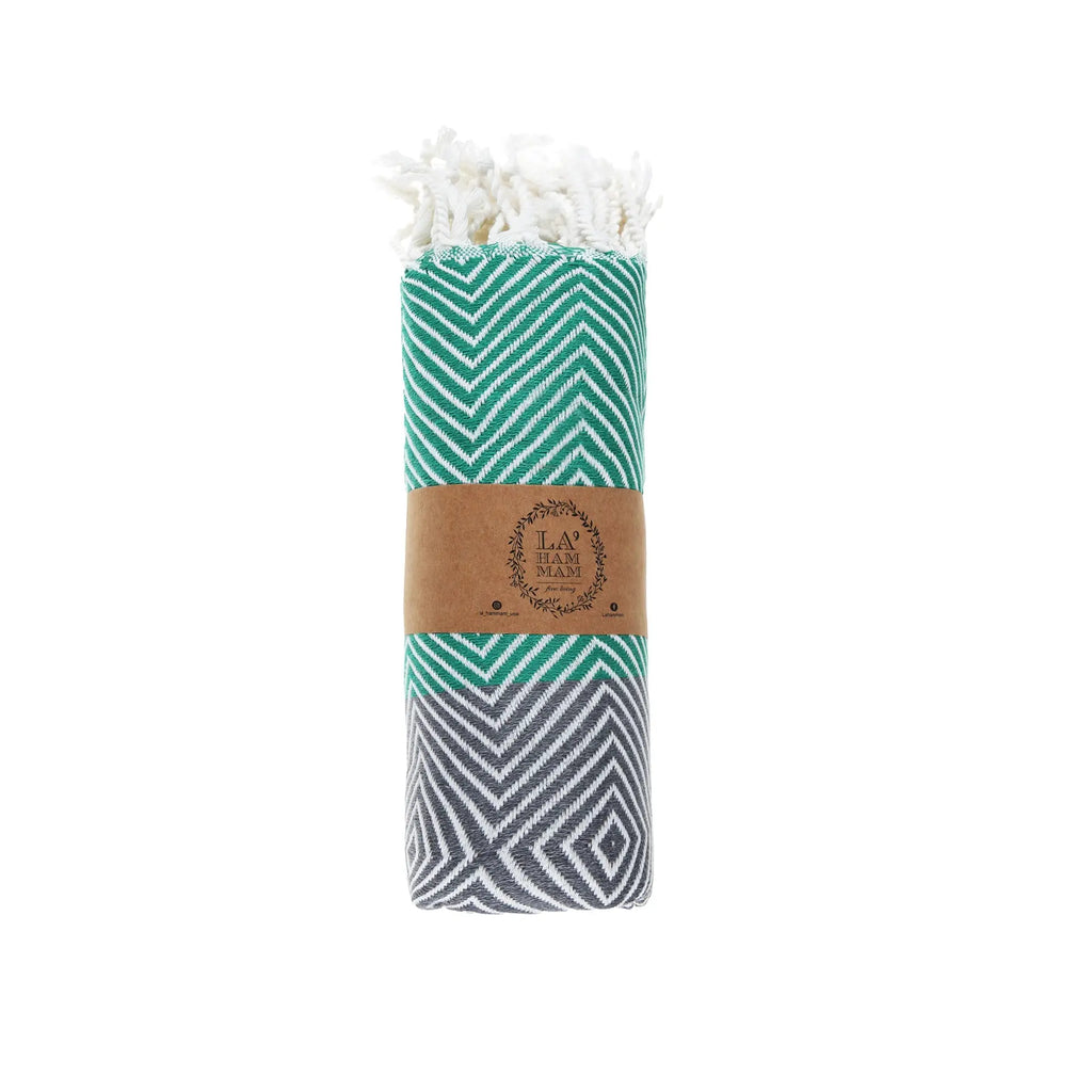 New Design Pure Cotton Throw Beach Towel by La'Hammam La'Hammam
