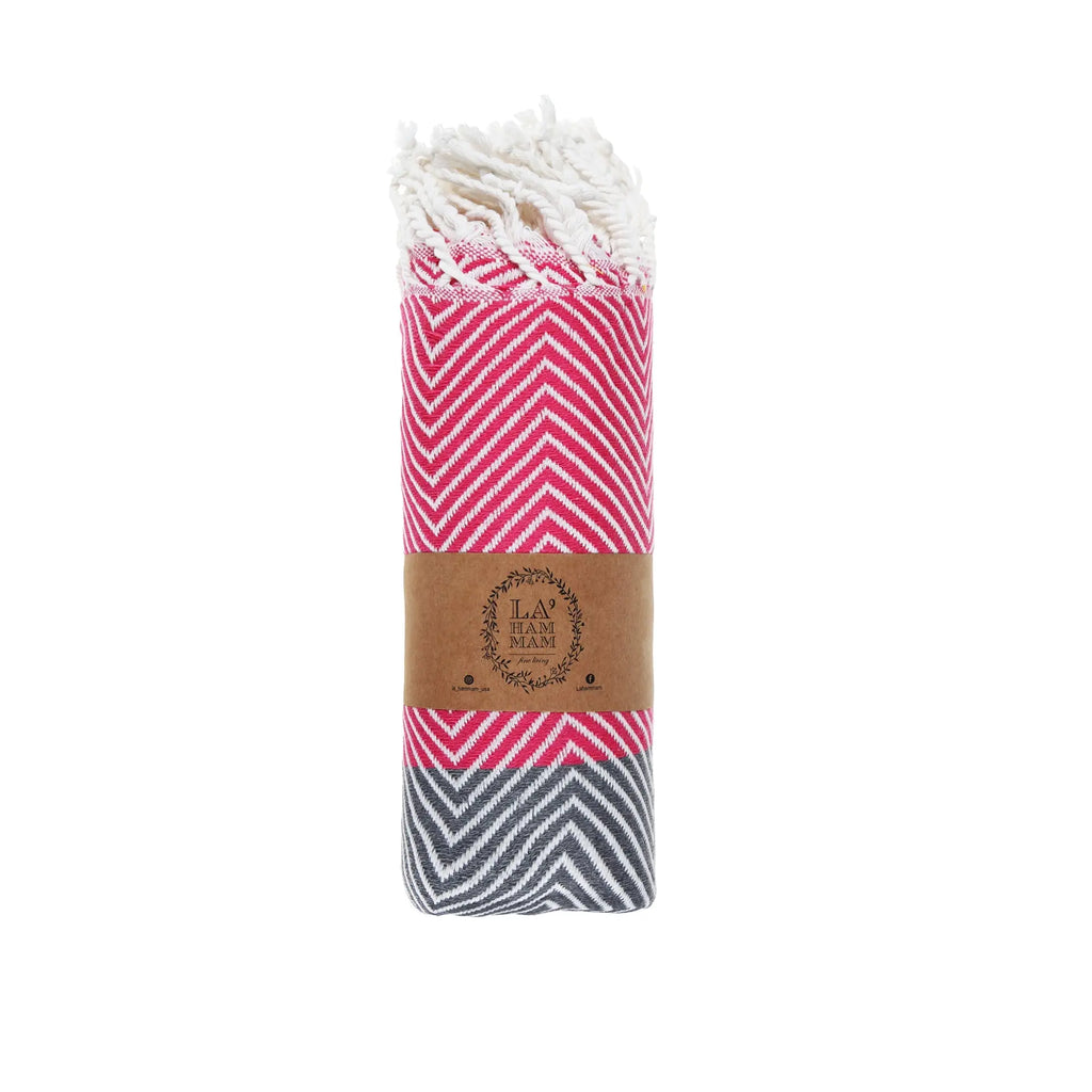 New Design Pure Cotton Throw Beach Towel by La'Hammam La'Hammam