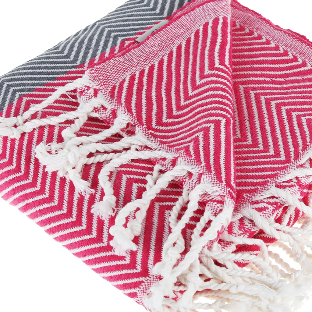 New Design Pure Cotton Throw Beach Towel by La'Hammam La'Hammam