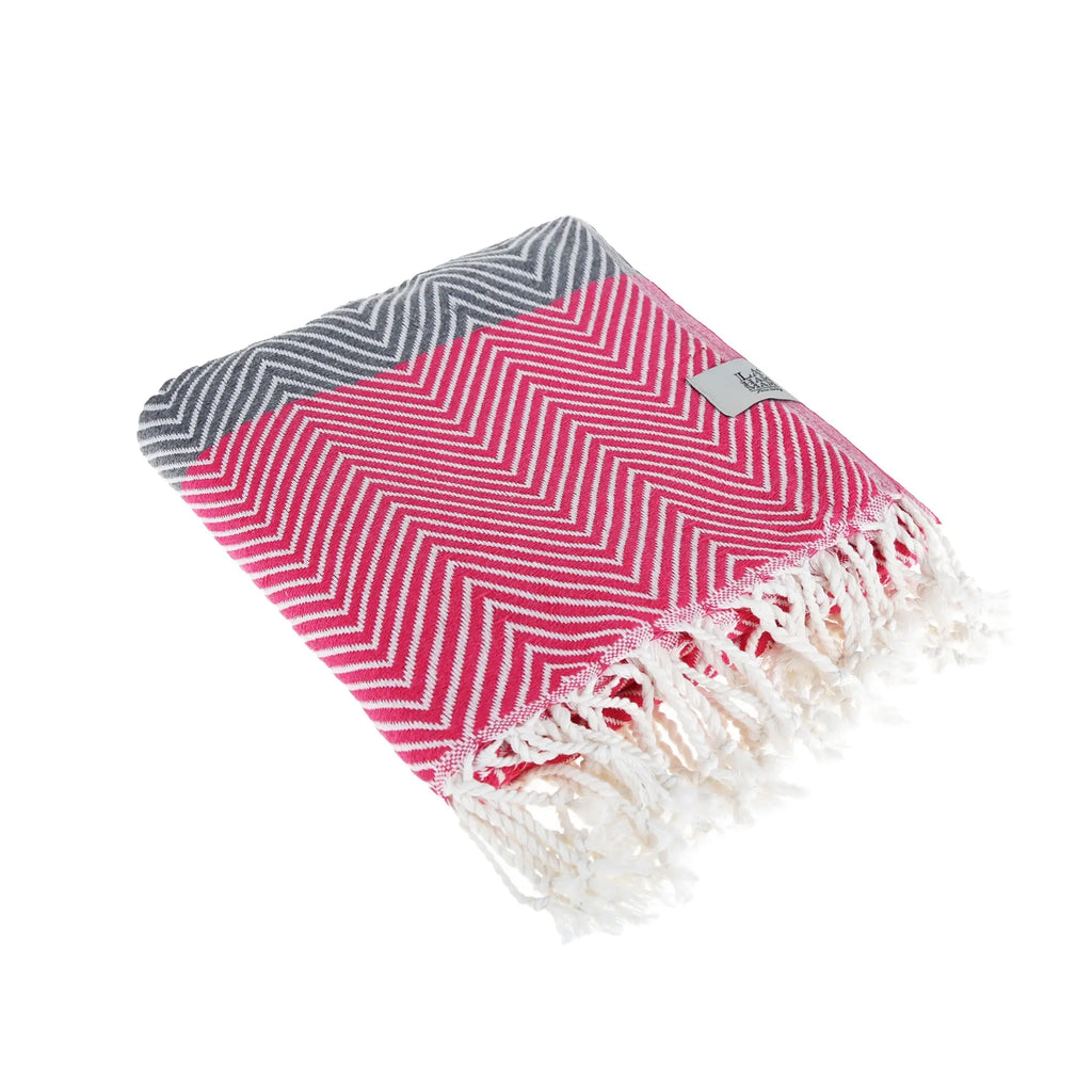 New Design Pure Cotton Throw Beach Towel by La'Hammam La'Hammam