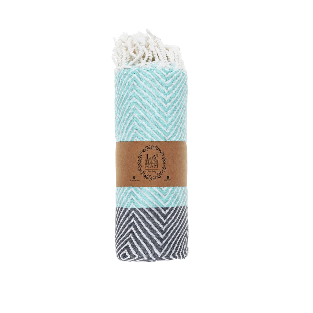 New Design Pure Cotton Throw Beach Towel by La'Hammam La'Hammam