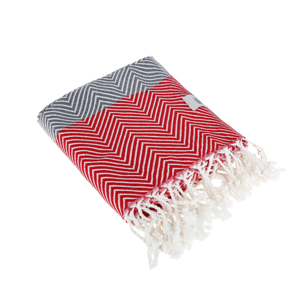 New Design Pure Cotton Throw Beach Towel by La'Hammam La'Hammam