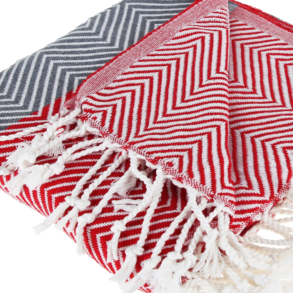 New Design Pure Cotton Throw Beach Towel by La'Hammam La'Hammam