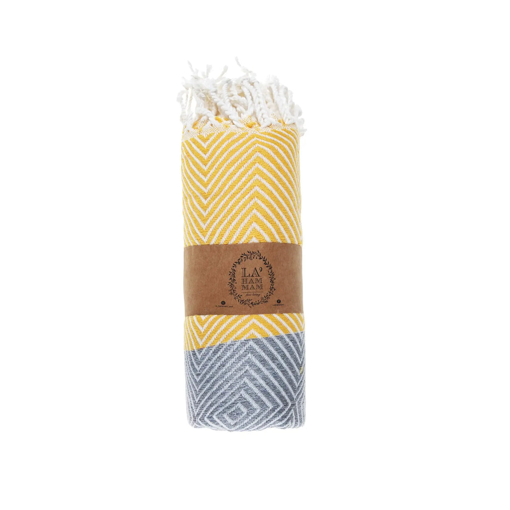 New Design Pure Cotton Throw Beach Towel by La'Hammam La'Hammam