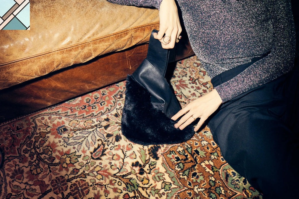 New Faux Fur diForm Bag ATELIER MELANGE