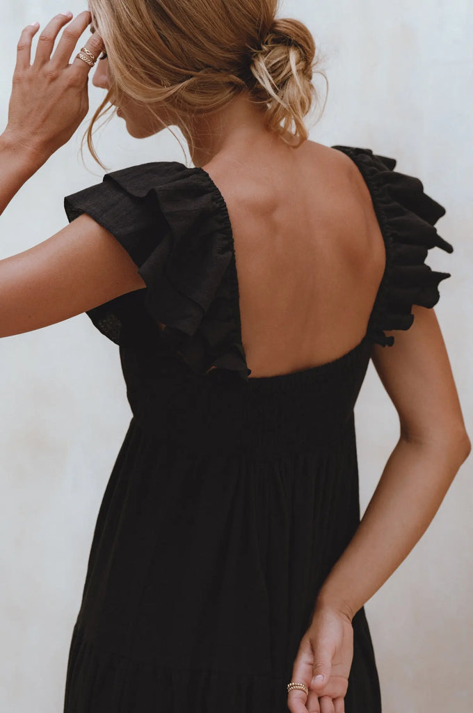 Nymph Bohemian Linen Maxi Dress by Bali ELF Bali ELF