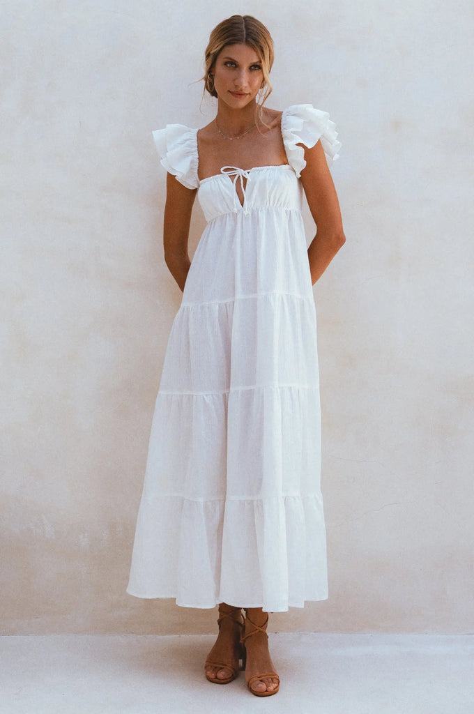 Nymph Bohemian Linen Maxi Dress by Bali ELF Bali ELF
