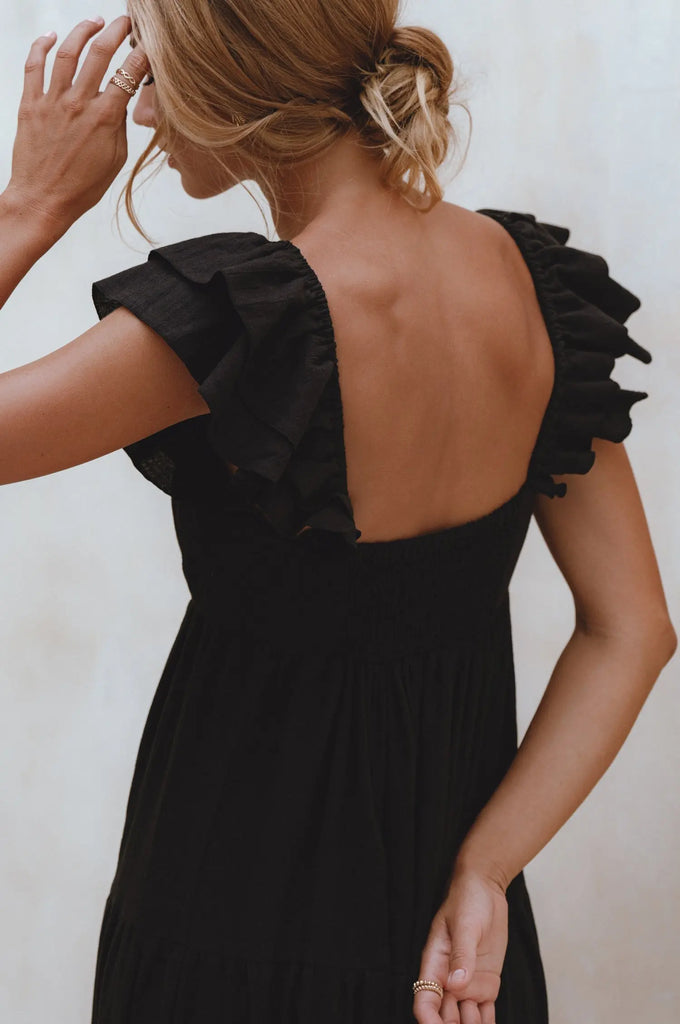 Nymph Bohemian Linen Maxi Dress by Bali ELF Bali ELF