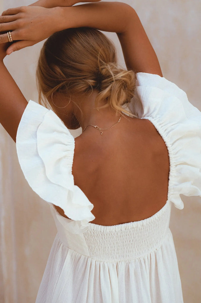 Nymph Bohemian Linen Maxi Dress by Bali ELF Bali ELF