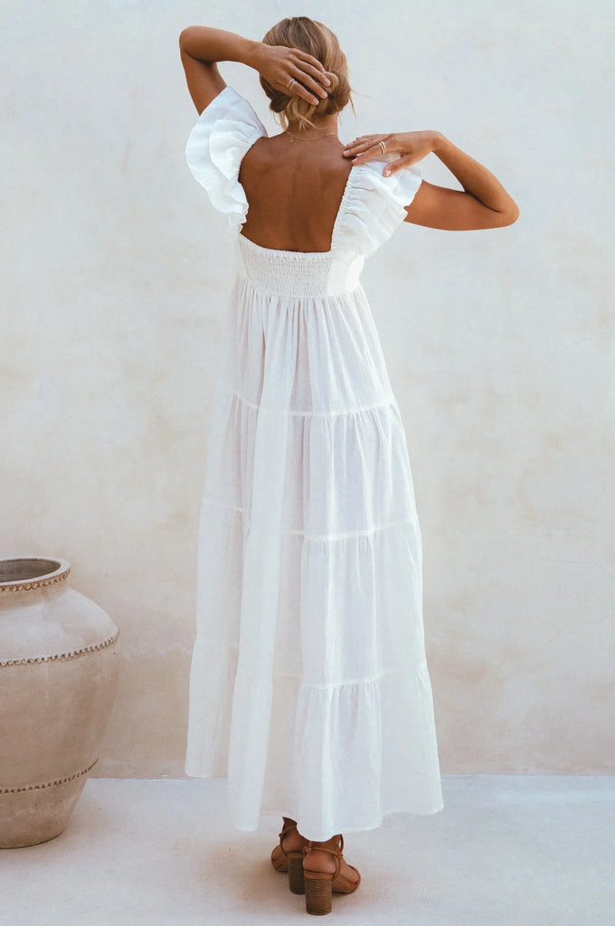 Nymph Bohemian Linen Maxi Dress by Bali ELF Bali ELF