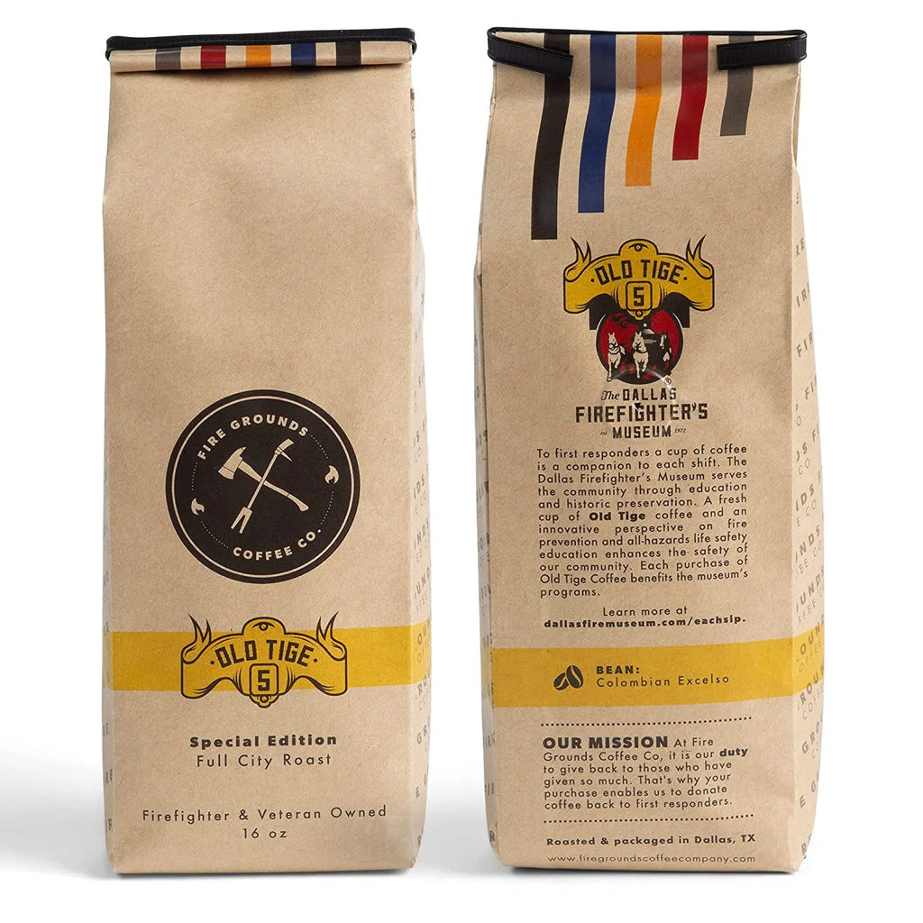 Old Tige 5 (Full City Roast) by fire grounds coffee company fire grounds coffee company