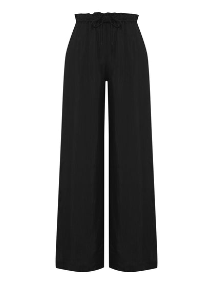 Lucid Flow Tie Pants - Black