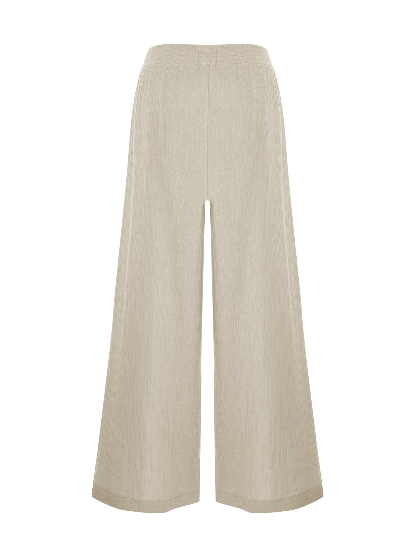 Aura Palazzo Pants - Oatmeal
