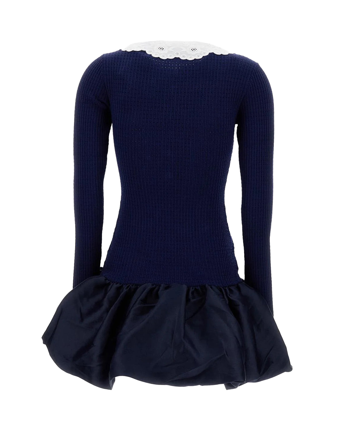 Mini Dress Balloon Skirt Navy